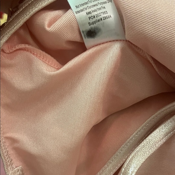 Weissman Pink Sequin Dance Costume with feathers size Adult Small - Picture 9 of 11